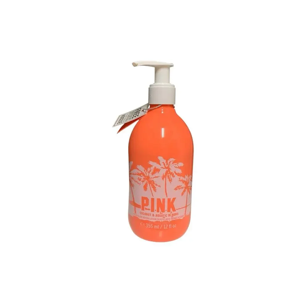 Victoria's Secret PINK Palm Leaves & Tiare FLower Glow Lotion‎ NEW